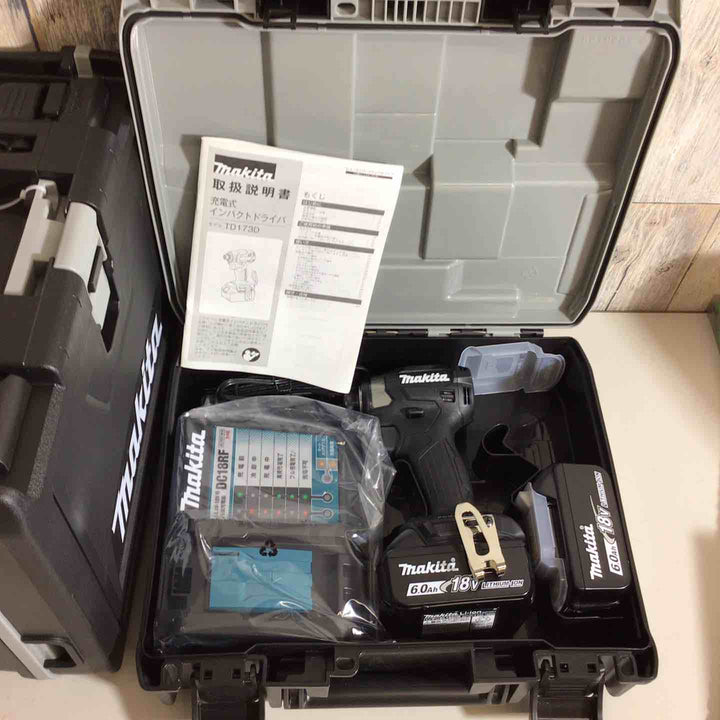 【未使用品】マキタ(makita) コードレスインパクトドライバー TD173DRGXO、 TD173DRGXB 5台セット ブラック 黒 オリーブ【戸田店】