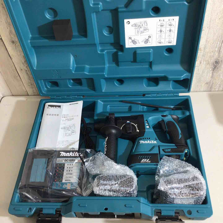 【未使用品】★純正バッテリー2個&充電器付き フルセット★マキタ(makita) コードレスハンマドリル HR244DRGX【戸田店】