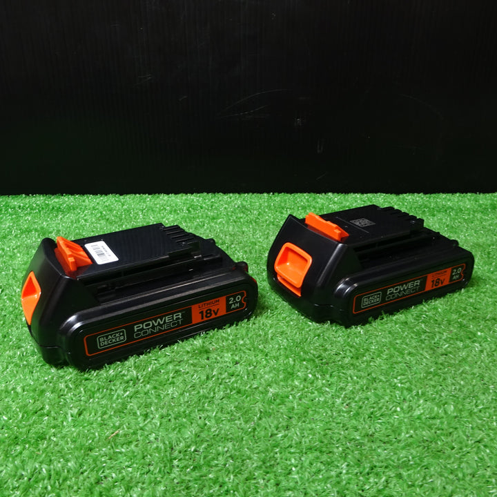 〇ブラックアンドデッカー リチウムイオンバッテリー 18V2.0Ah BL2018 2個まとめ【岩槻店】
