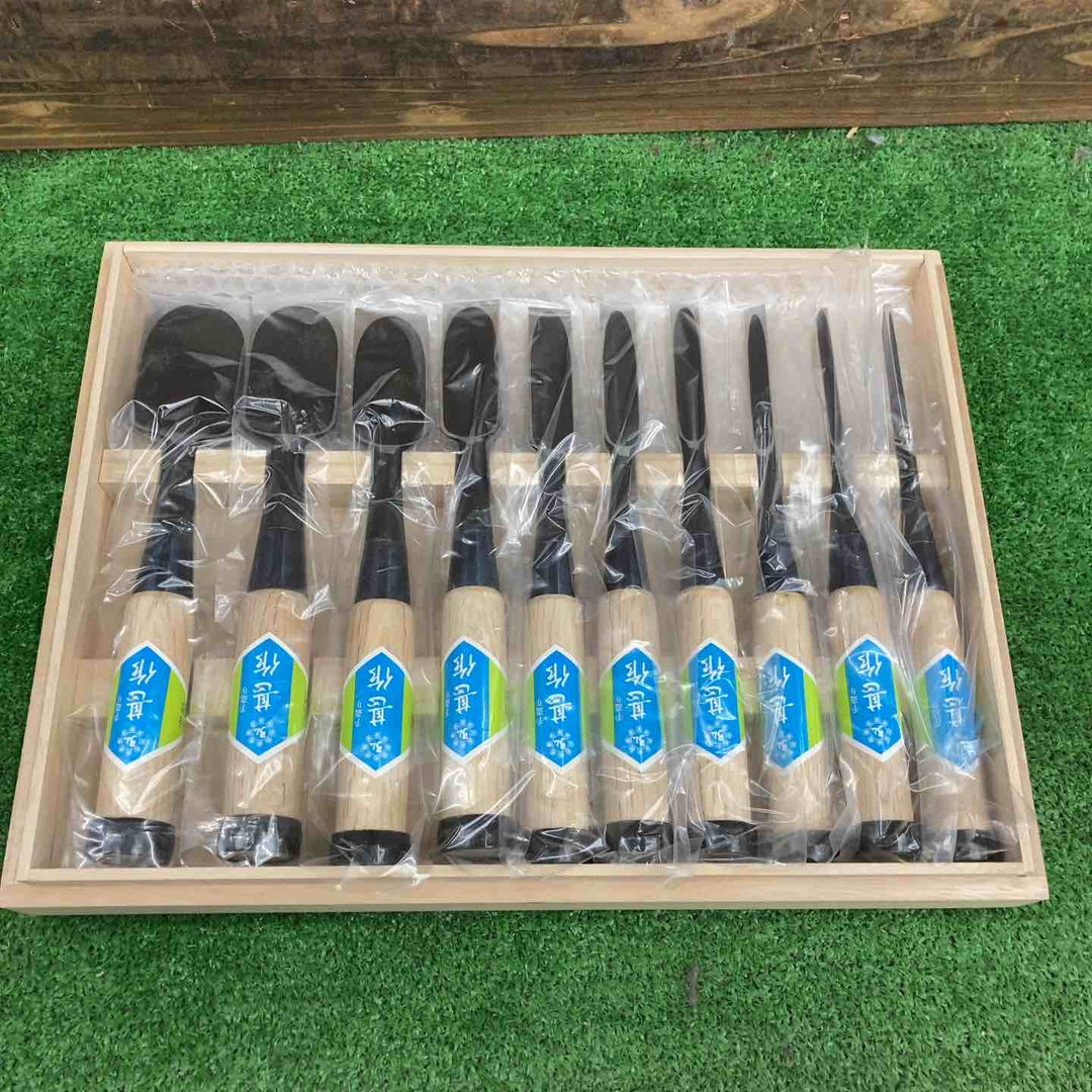 甚作  鑿  10本組  ノミ 越後住 大工道具 【桶川店】