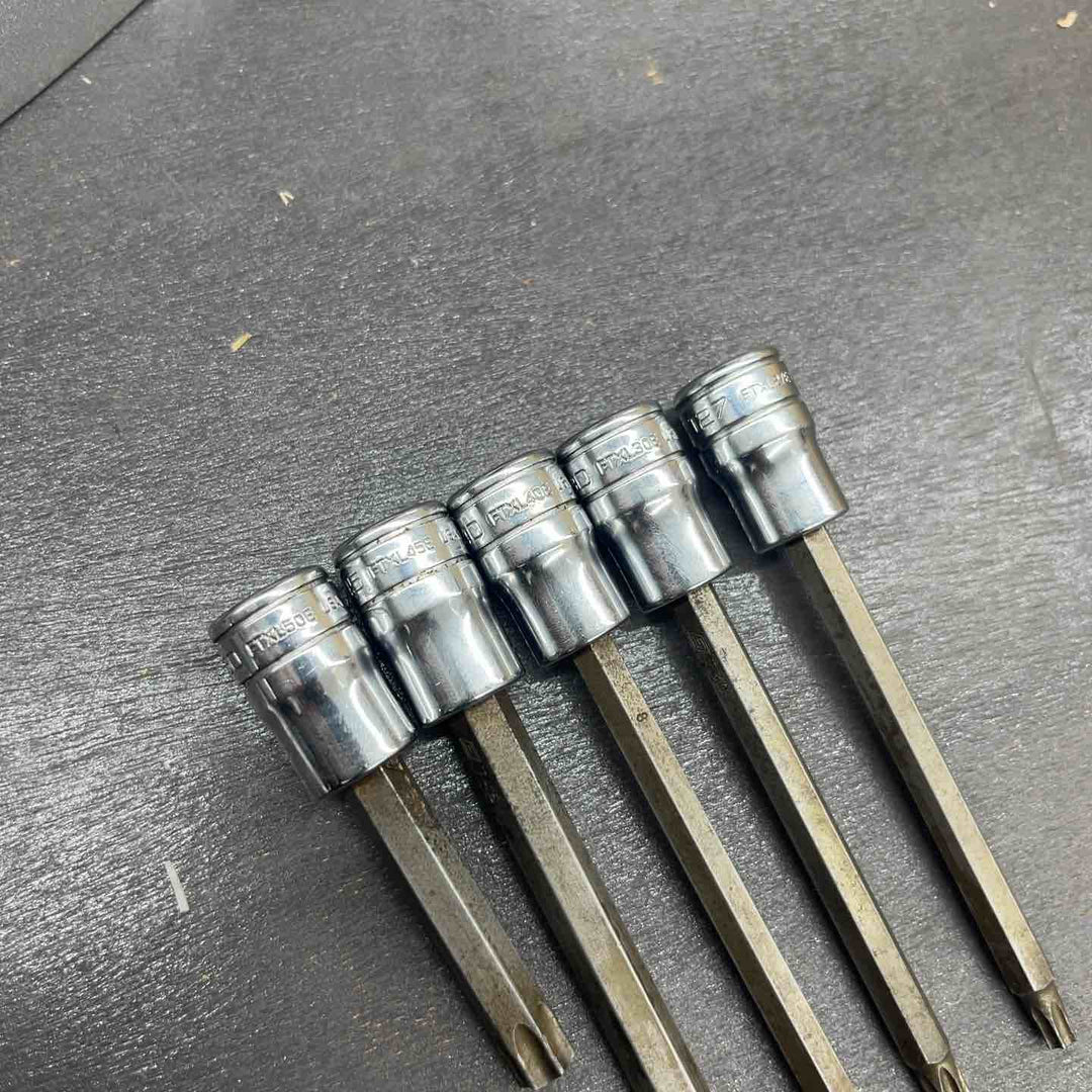 Snap-on スナップオン 3/8トルクスソケット FTXL27E.30E.40E.45E.50E ※5点セット 【越谷店】
