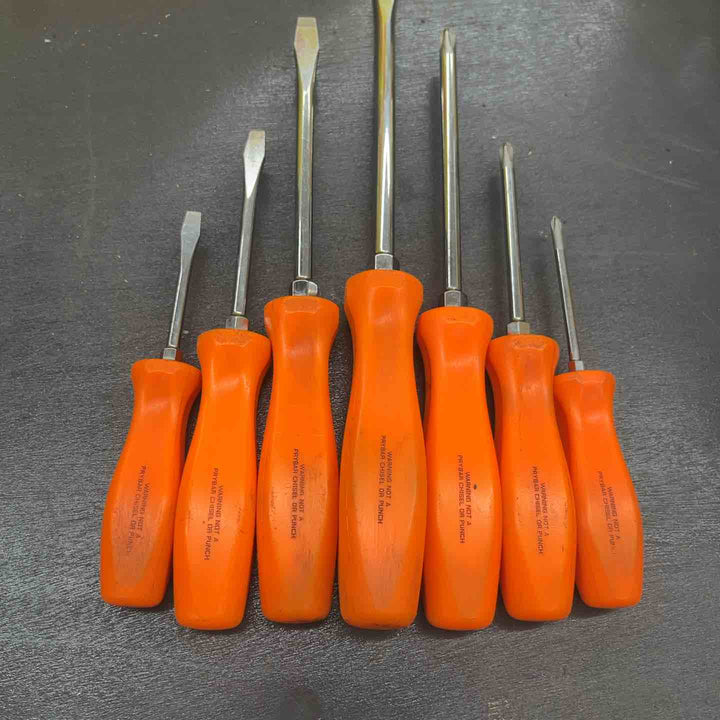 スナップオン(Snap-on)ドライバーセット7本セット プラス マイナス SDD8A 6A 4A 2A SDDP63IRA 42IRA 31IRA【越谷店】