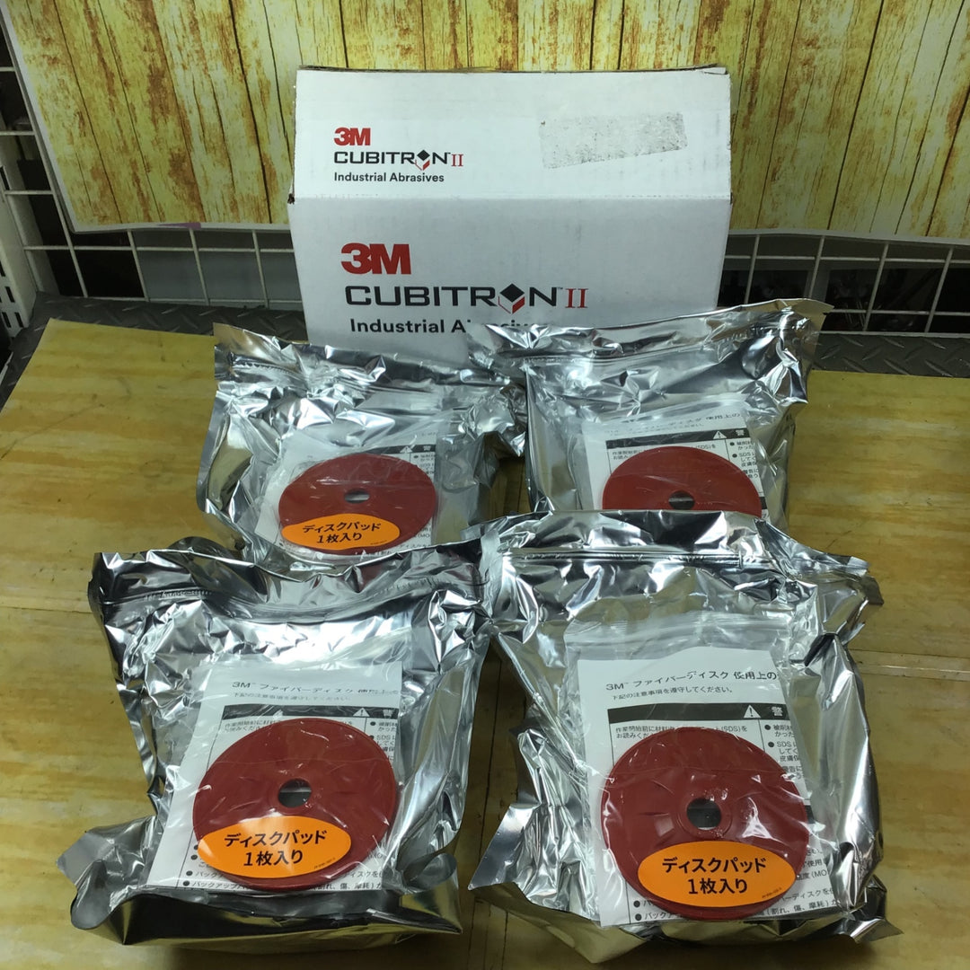 3M キュービトロン2 ファイバーディスク 987C #36 102mm 25枚×4セット 100枚入り【川崎店】