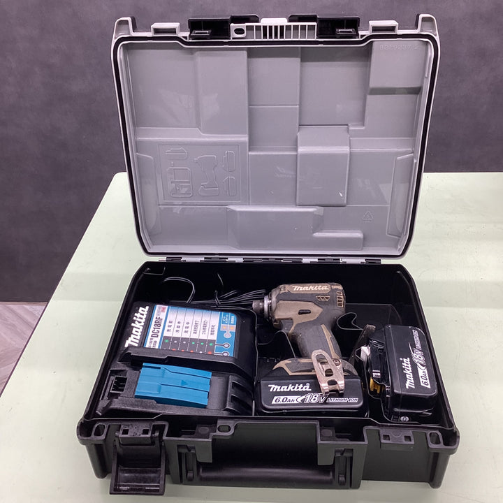 ★マキタ(makita) 18v 6.0Ah コードレスインパクトドライバー TD171DGXAB【越谷店】