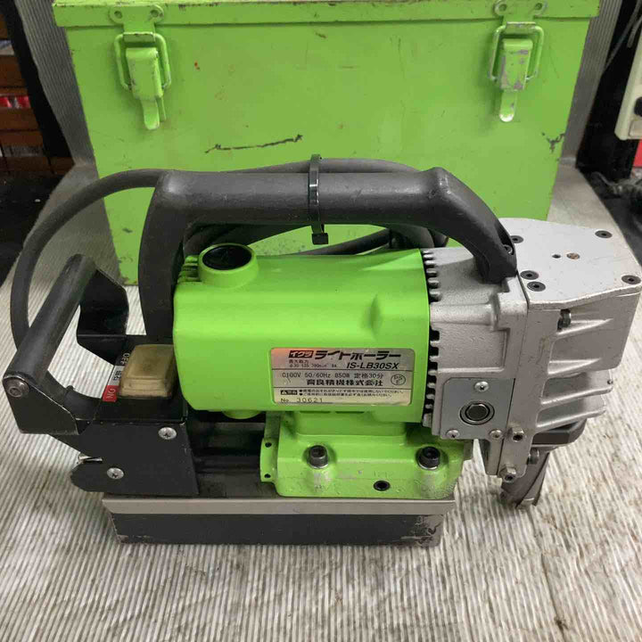【中古】育良精機(イクラ/IKURA) 小型ハンディタイプ磁気ボール盤 ライトボーラー IS-LB30SX【草加店】