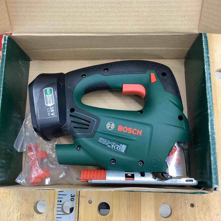【店頭受取り限定】BOSCH 3点セット ジグソーガイド(PLS300) ワークベンチ(PWB600) ジグソー(PST18LIH )バッテリー18V1.5Ah×1【越谷店】