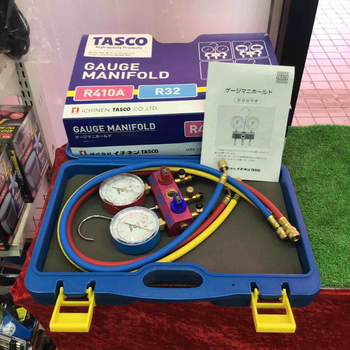 イチネンTASCO TA122GB-1 R410A/R32ゲージマニホールドキット【草加店