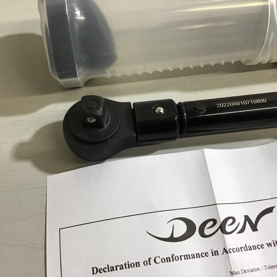 DeeN トルクレンチ  DNTQ25NCR 3/8  5~25N/m【戸田店】