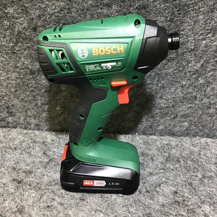 【美品・1.5Ahバッテリーx1個・充電器付き!】ボッシュ(BOSCH) 18Vバッテリーインパクトドライバー IPD118【桶川店】