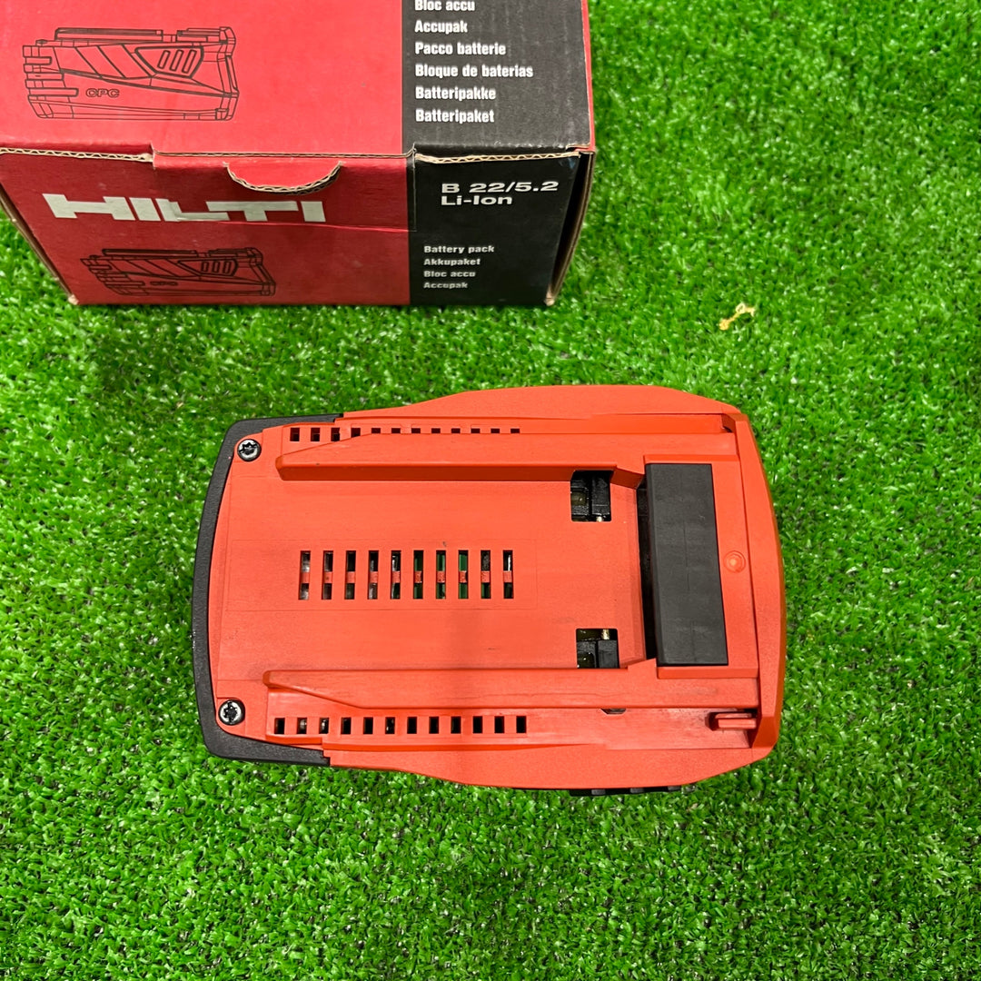 HILTI 21.6V/5.2Ahバッテリ B22/5.2 Li-ION/【草加店】