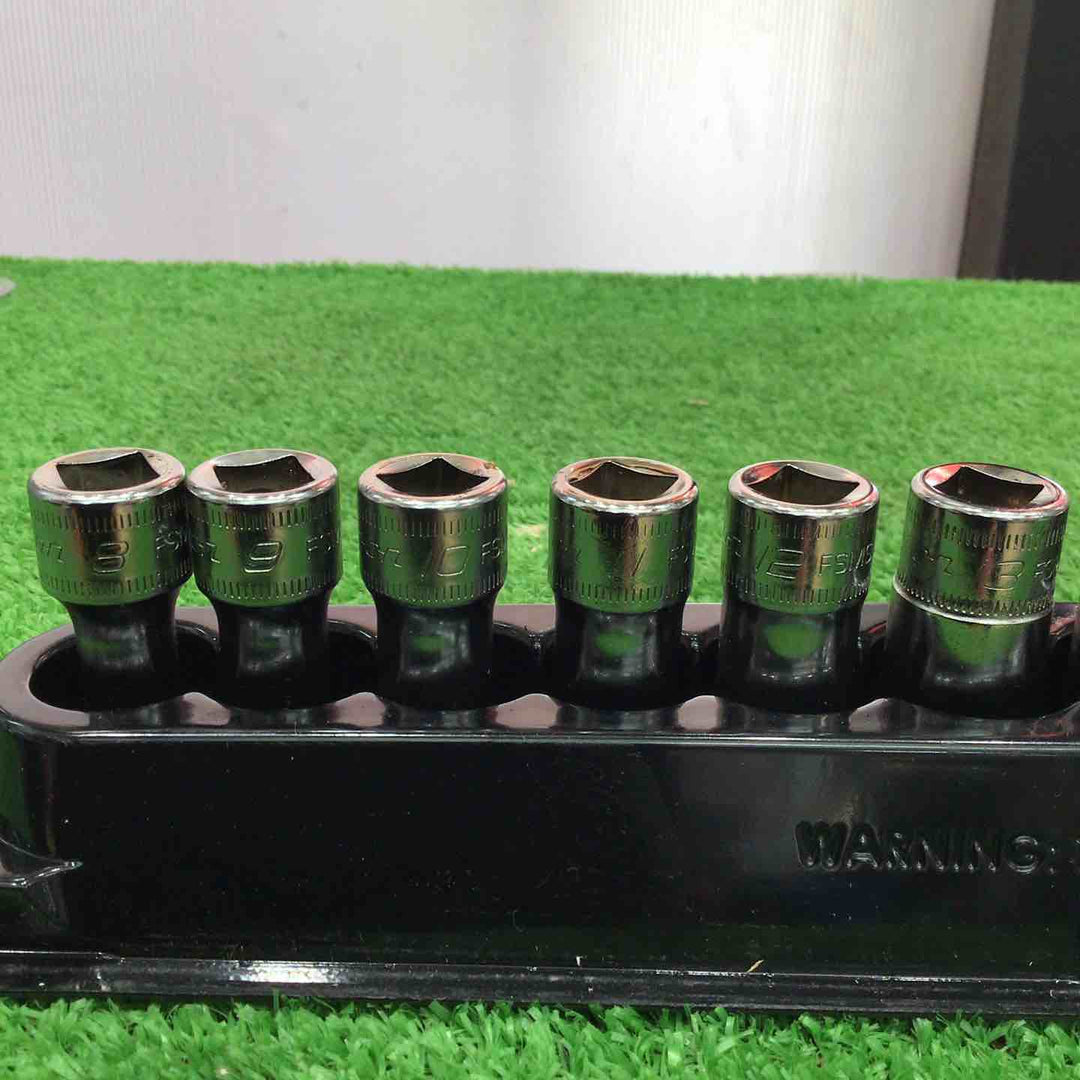 snap-on  12-PIECE socket set 212FSMSY / FDX 3/8【草加店】