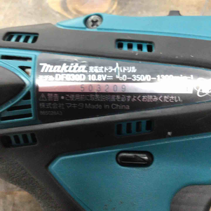☆マキタ(makita) コードレスドリルドライバー DF030DWX【戸田店】