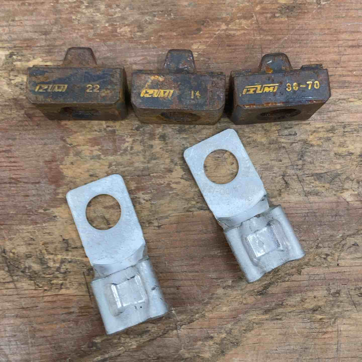 〇泉精器(IZUMI) 手動油圧式圧着工具 9H-150 油漏れあり コマにサビあり【柏店】