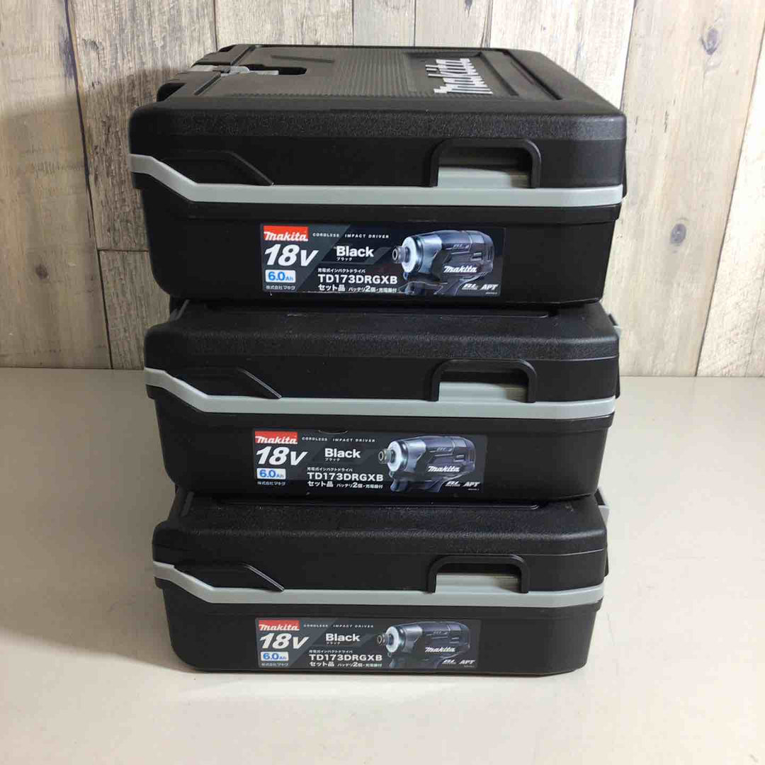 【未使用品】マキタ(makita) コードレスインパクトドライバー TD173DRGXB 3台セット【戸田店】