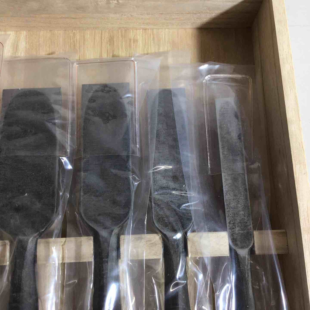 【未使用品】カネ武 叩き鑿 6本組 高橋和己 典三 鑿 鉋 大工道具 【戸田店】