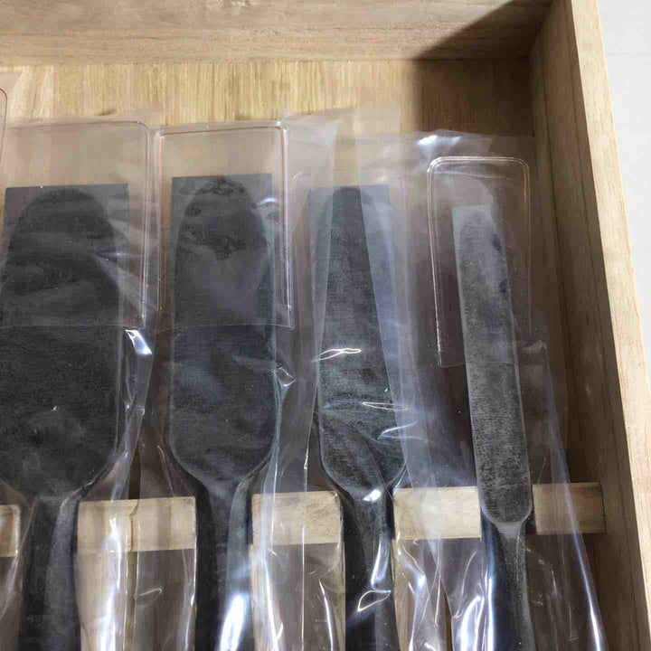 【未使用品】カネ武 叩き鑿 6本組 高橋和己 典三 鑿 鉋 大工道具 【戸田店】