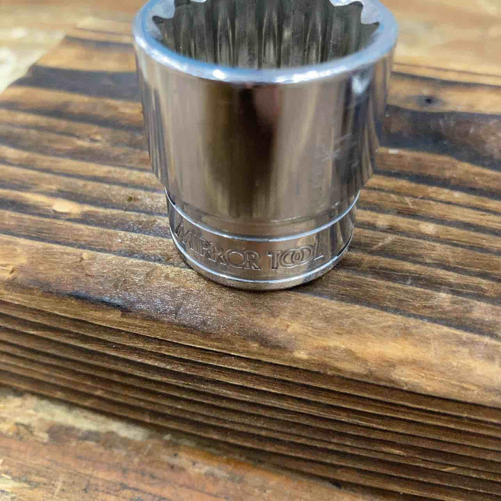 【中古品】MIRROR TOOL KTC 12角ソケット 5点セット 13, 14, 17, 19, 22 差込角3/8【柏店】