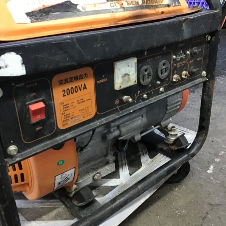 【現状品・店頭受取り限定】 動作確認済み ナカトミ ガソリン発電機 EG-2000 【桶川店】