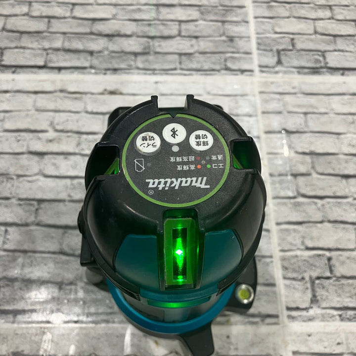 〇マキタ(Makita) 充電式屋内外兼用追尾グリーンレーザー墨出し器 フルライン 10.8V バッテリ・充電器付属! SK507GD【川口店】