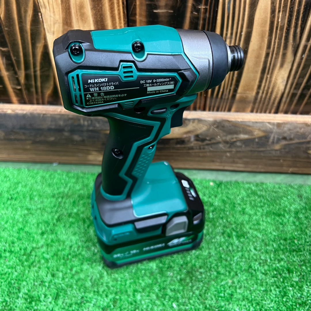 ハイコーキ(HiKOKI) コードレスインパクトドライバー WH18DD(2XCZ) 18V【桶川店】