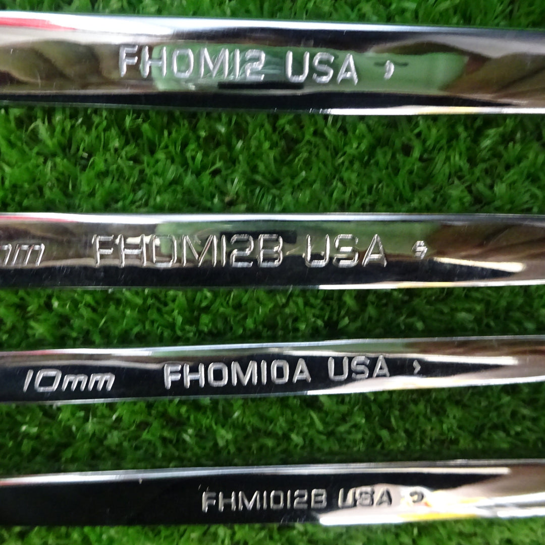 スナップオン/Snap-on フレックスコンビネーションレンチ FHOM 10mm、12mm2本 、ダブルフレックスヘッドボックスレンチ FHM1012B 計4本セット【岩槻店】