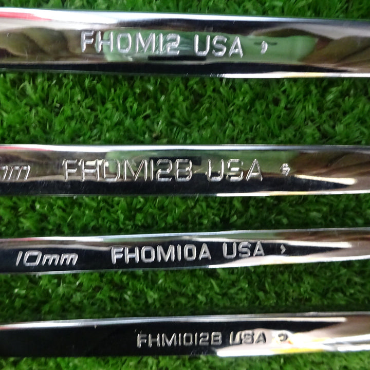 スナップオン/Snap-on フレックスコンビネーションレンチ FHOM 10mm、12mm2本 、ダブルフレックスヘッドボックスレンチ FHM1012B 計4本セット【岩槻店】