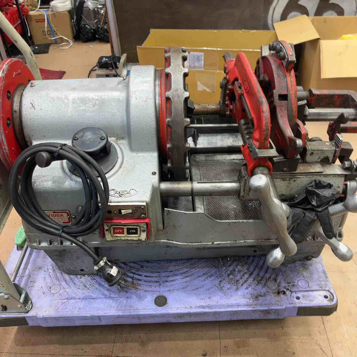 【店頭受取り限定】◇レッキス(REX) ねじ切り機 N100A【草加店】