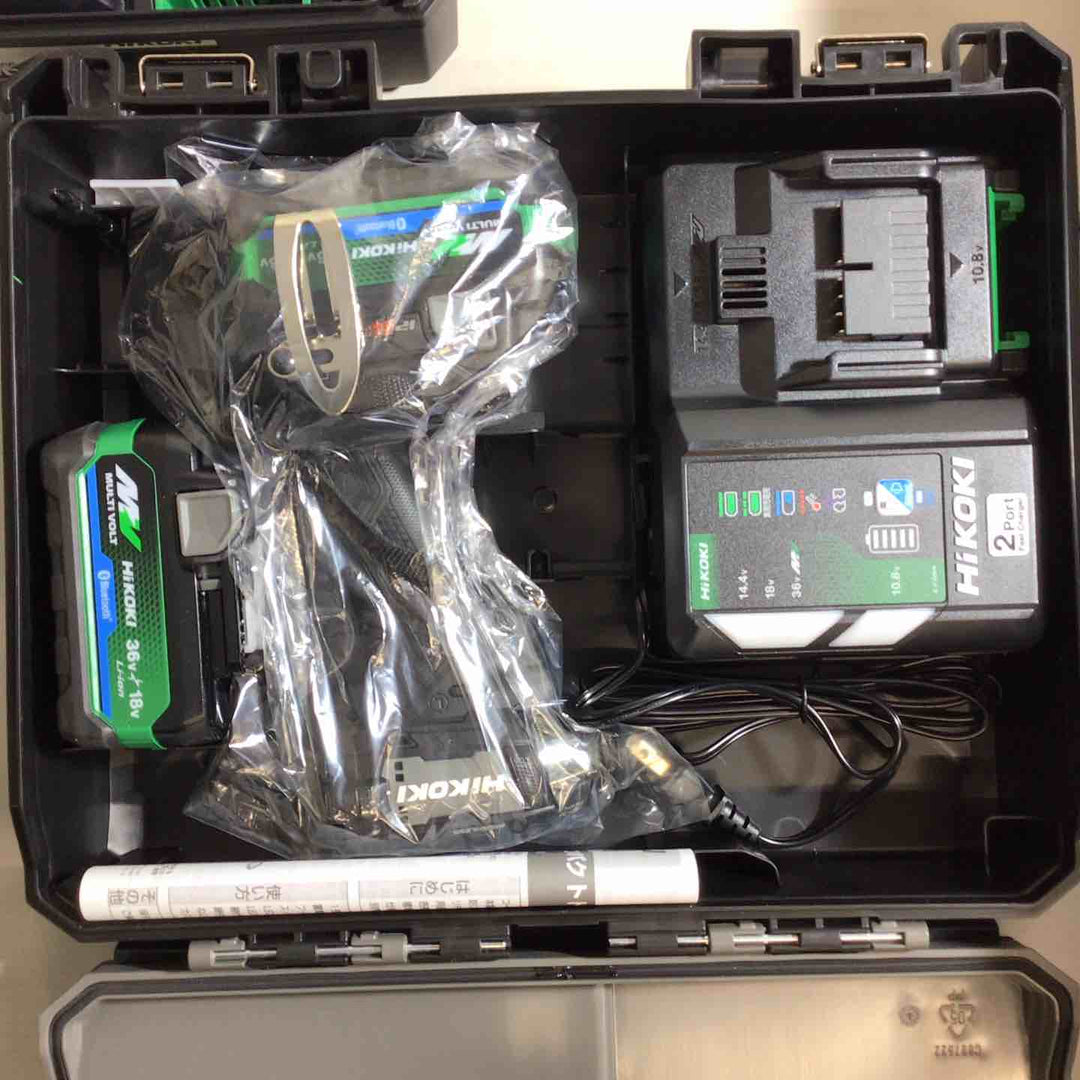 【未使用品】ハイコーキ(HIKOKI ※旧:日立工機) コードレスインパクトドライバ ストロングブラック WH36DD(2XHBSZ) 3台セット【戸田店】
