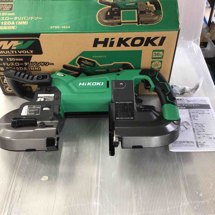 ★ハイコーキ(HIKOKI ※旧:日立工機) コードレスロータリバンドソー CB3612DA(NN)【草加店】