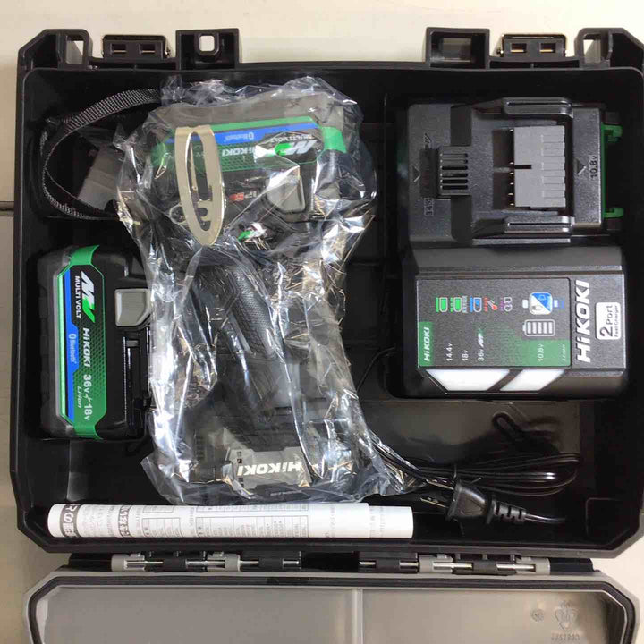 【未使用品】ハイコーキ(HIKOKI ※旧:日立工機) コードレスインパクトドライバ ストロングブラック WH36DD(2XHBSZ) 3台セット【戸田店】