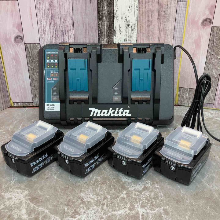 ★マキタ(makita) パワーソースキット2 A-67094 18V6.0Ahバッテリー4個・2口充電器1個【八潮店】
