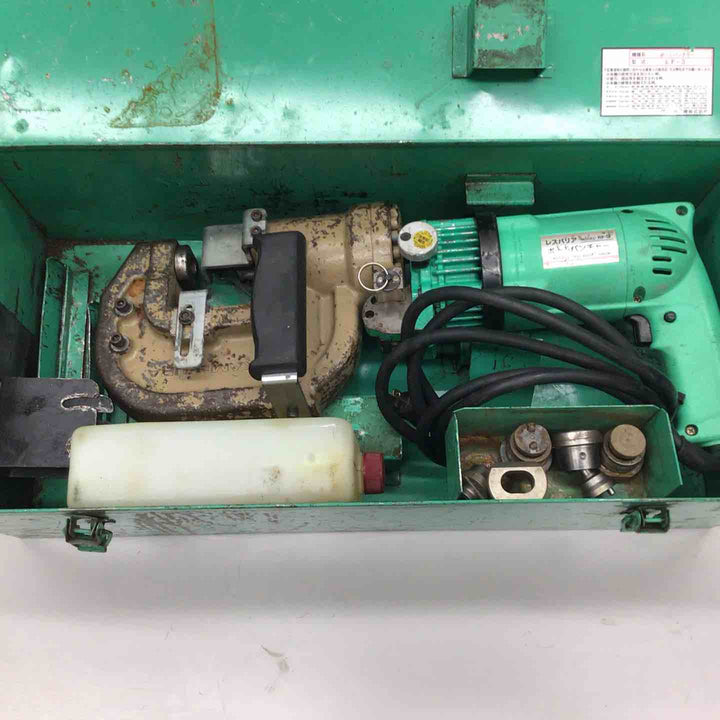 【中古品】〇亀倉 電動油圧式ポートパンチャー RF-3 コード補修有 【戸田店】