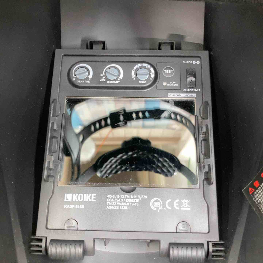 【中古品】小池酸素/KOIKE 自動遮光溶接面 KADF-816S 遮光テスト済【柏店】