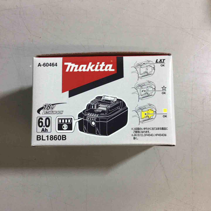 ★マキタ(makita) リチウムイオンバッテリー 18V/6.0Ah BL1860B【戸田店】