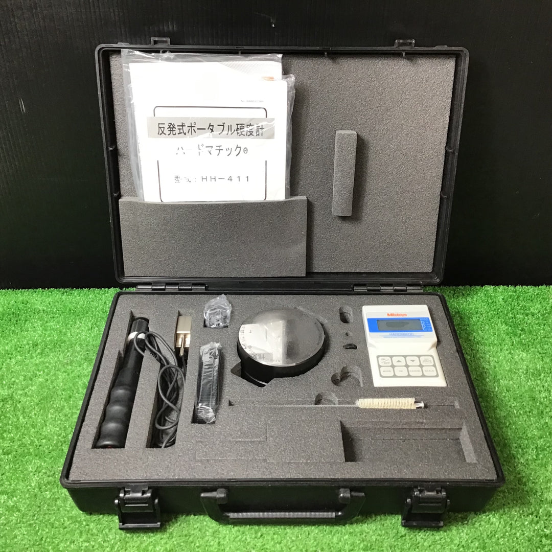 【中古/希少品】Mitutoyo(ミツトヨ) 反発式ポータブル硬度計 ハードマチック HH-411 ACアダプター欠品【岩槻店】