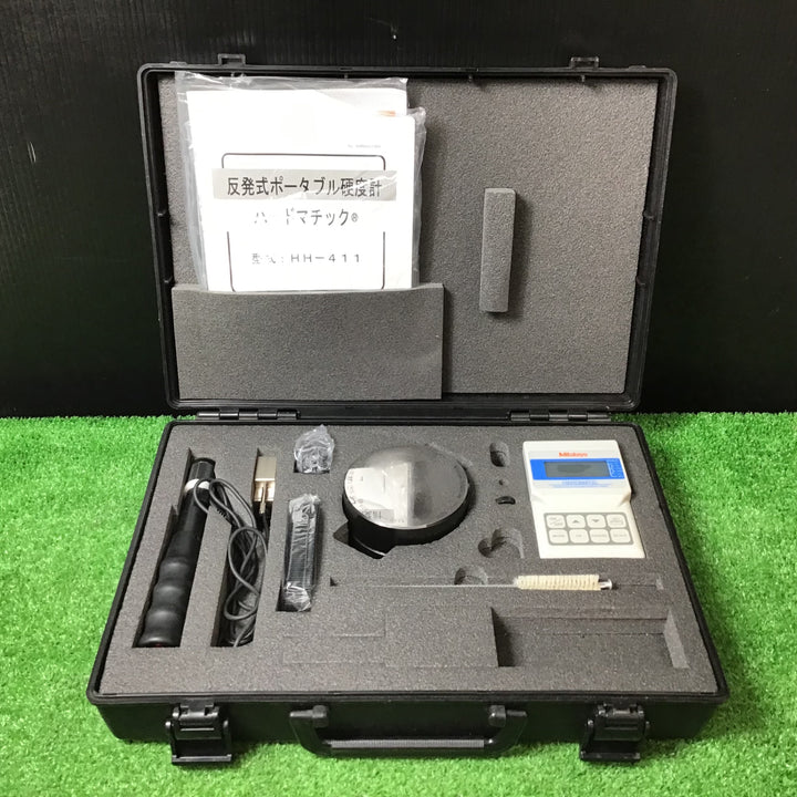 【中古/希少品】Mitutoyo(ミツトヨ) 反発式ポータブル硬度計 ハードマチック HH-411 ACアダプター欠品【岩槻店】