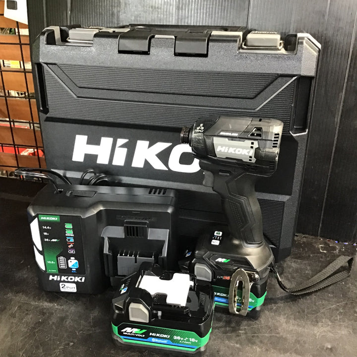 ★ハイコーキ(HIKOKI ※旧:日立工機) コードレスインパクトドライバ ストロングブラック WH36DD(2XHBZ)【草加店】