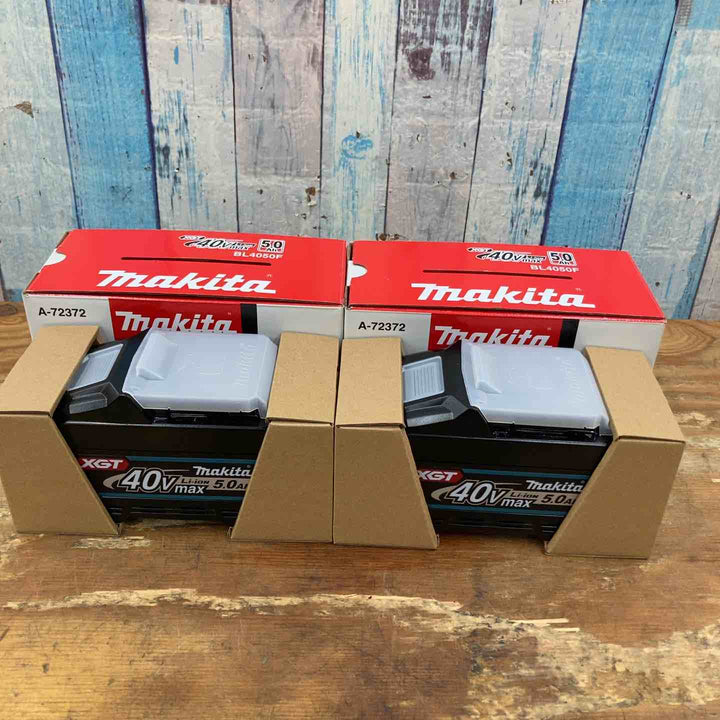 ▼★純正2個セット★マキタ(makita) リチウムイオンバッテリー 40Vmax/5.0Ah BL4050F【柏店】