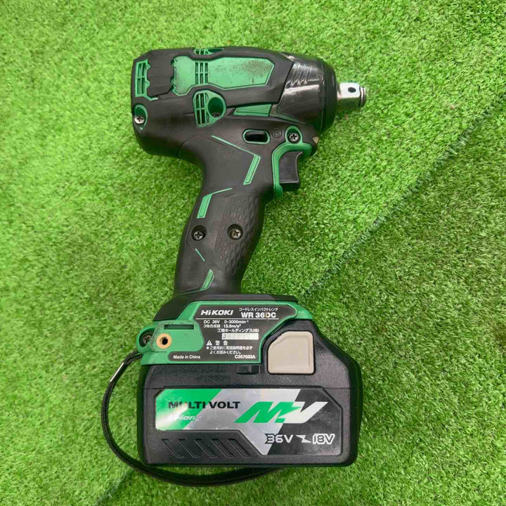 【中古・本体+バッテリ】 ハイコーキ HiKOKI マルチボルト インパクトレンチ WR36DC(NN) 【桶川店】
