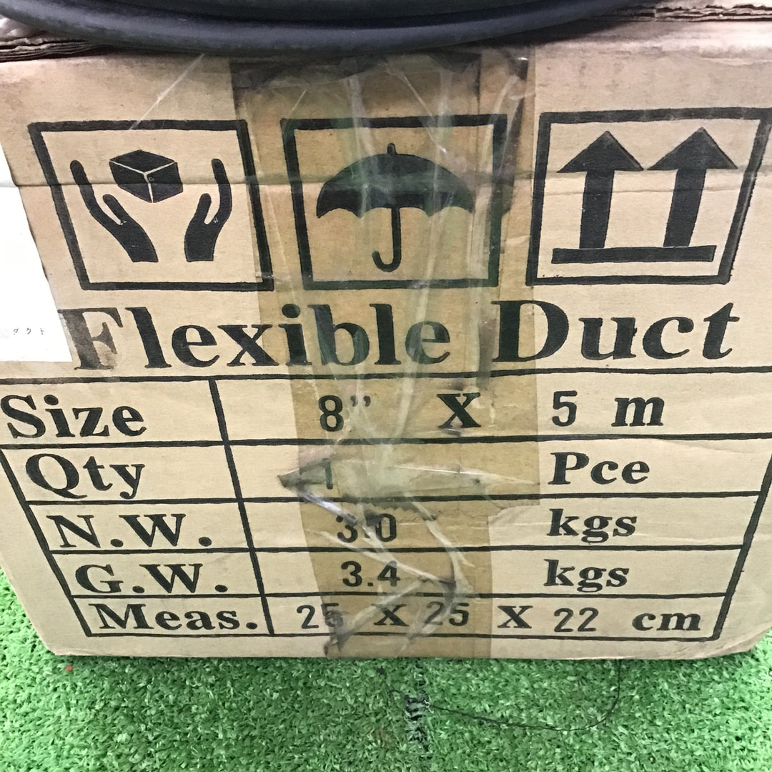 メーカー不明 送風機用ダクト 口径20cm x 5m ホースバンドなし【桶川店】