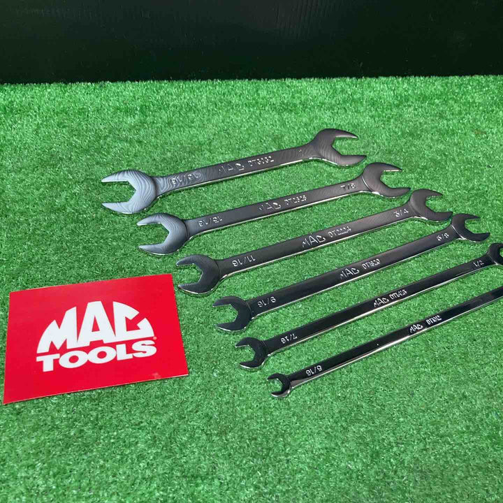 【未使用品(店頭展示品)】マックツール(MACTOOLS)メトリック 薄型スパナ 6本セット DT3032・2628・2224・1820・1416・1012【岩槻店】