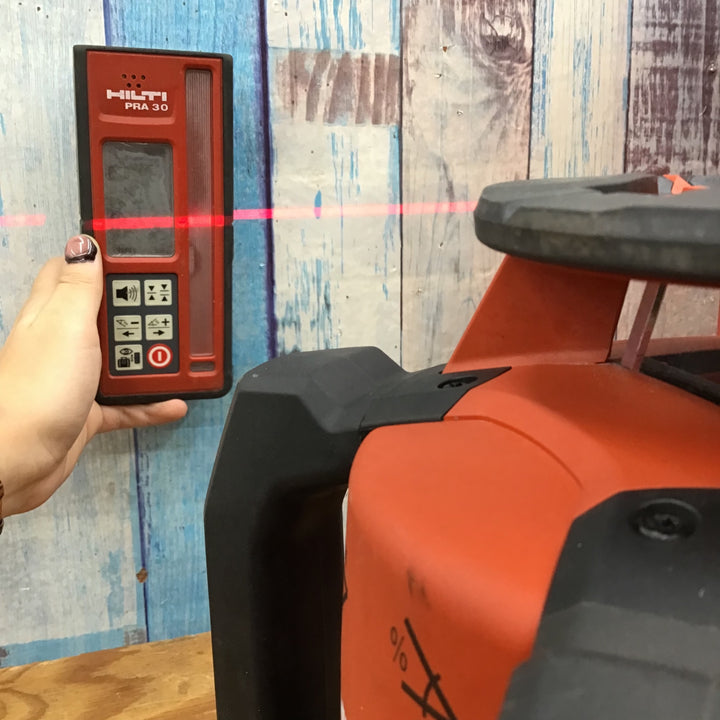 HILTI/ヒルティ 回転レーザー PR30-HVS PRA72付属 受光器ホルダー欠品 未校正【柏店】
