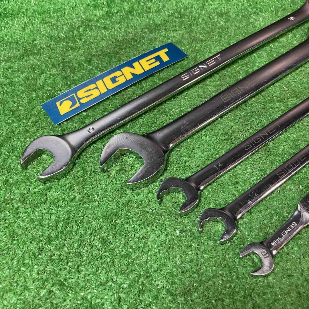 【中古品】シグネット(SIGNET)コンビネーションレンチ・メガネ(5本)・ソケット19㎜-8㎜(9個) 計14個セット【岩槻店】