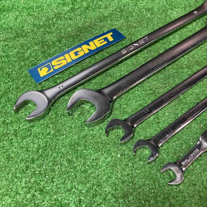 【中古品】シグネット(SIGNET)コンビネーションレンチ・メガネ(5本)・ソケット19㎜-8㎜(9個) 計14個セット【岩槻店】