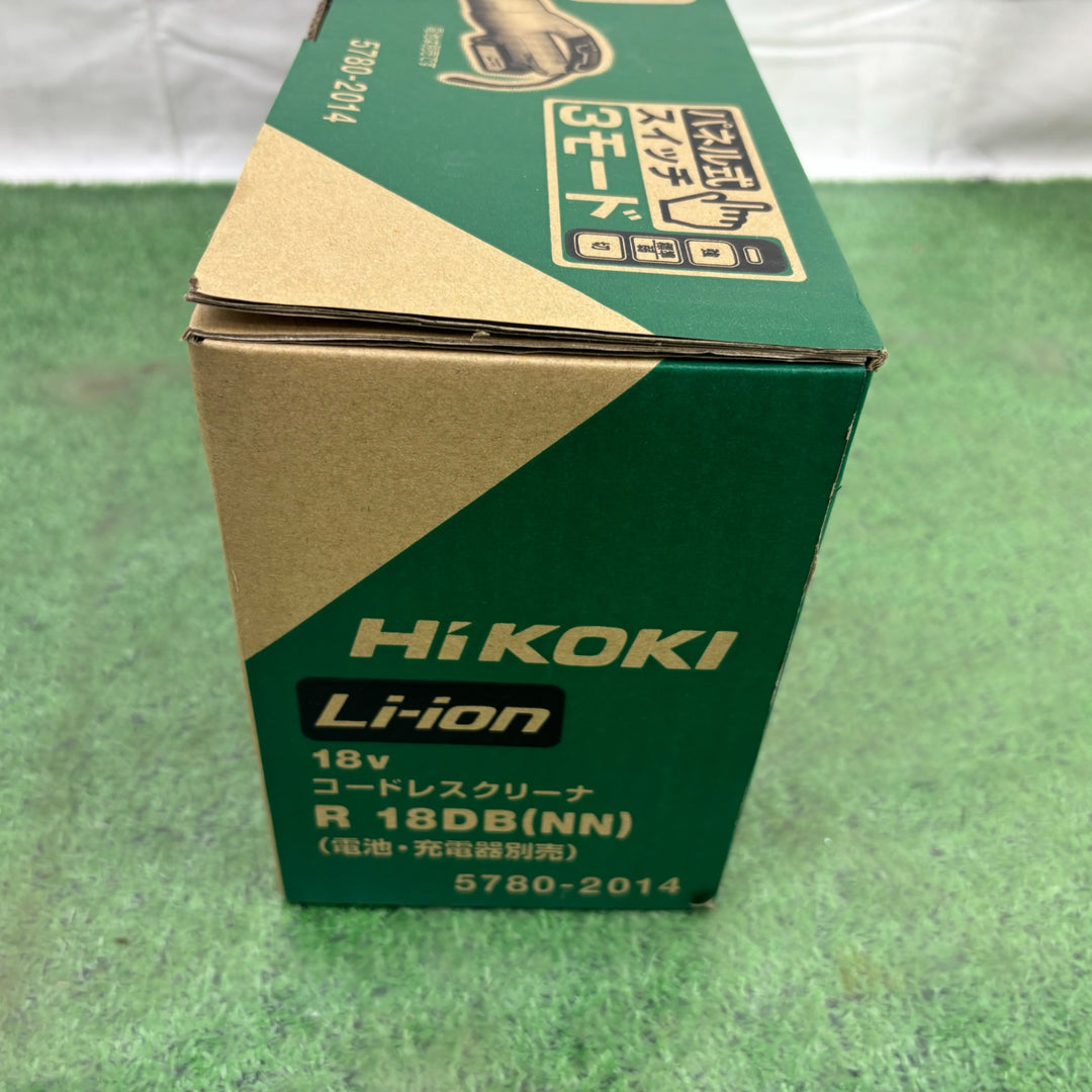 ハイコーキ/HIKOKI ※旧:日立工機 コードレスクリーナ R18DB(S)(NN) サイクロンアタッチメント付 【町田店】