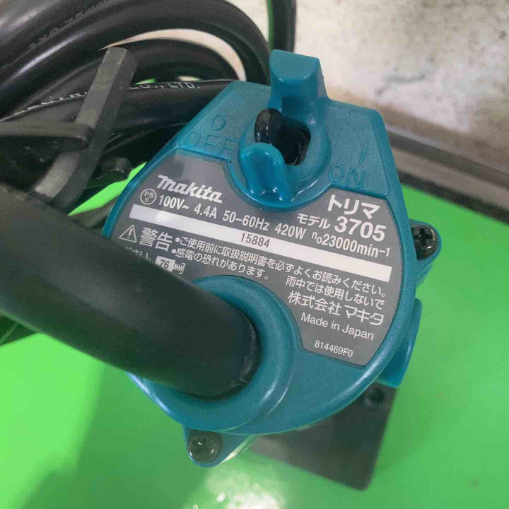 〇マキタ(makita) トリマ チャック孔径6mm 3705【町田店】
