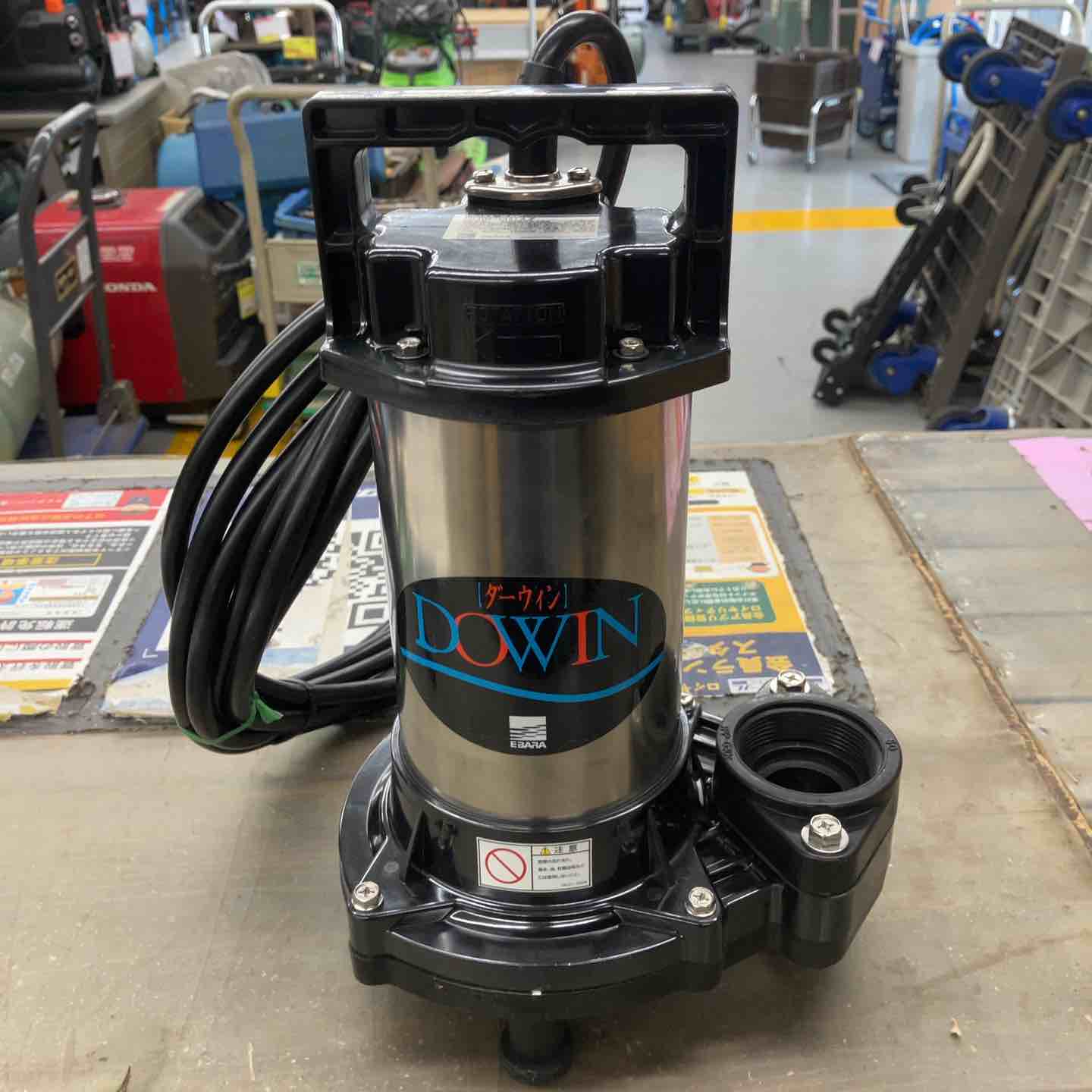 エバラ EBARA 雑排水用 水中ポンプ 50mm 三相200V 0.75kW 2P 50Hz 