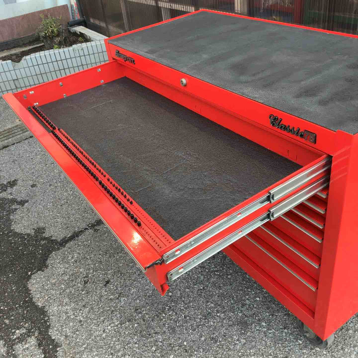 【店頭受取り限定】スナップオン(Snap-on) キャビネット ロールキャブ  KRA2411PBO ダブルバンク クラシックシリーズ 鍵1つ付き 引き出し11段【草加店】