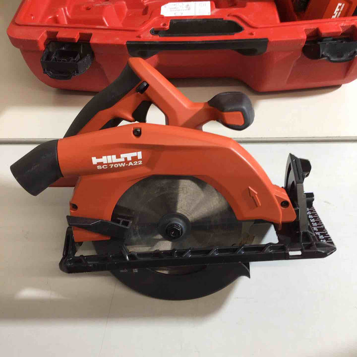 ◇ヒルティ(HILTI) コードレス丸ノコ SC70W-A22【戸田店】