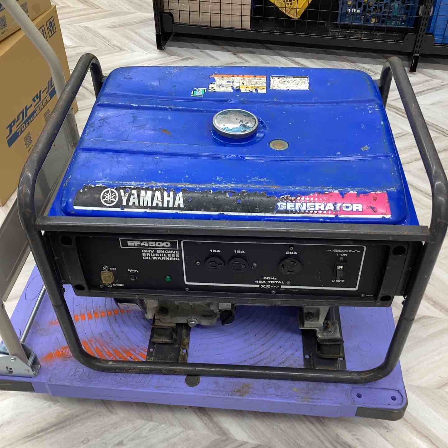 店頭受取り限定】ガソリン発電機 ヤマハ YAMAHA EF4500【越谷店